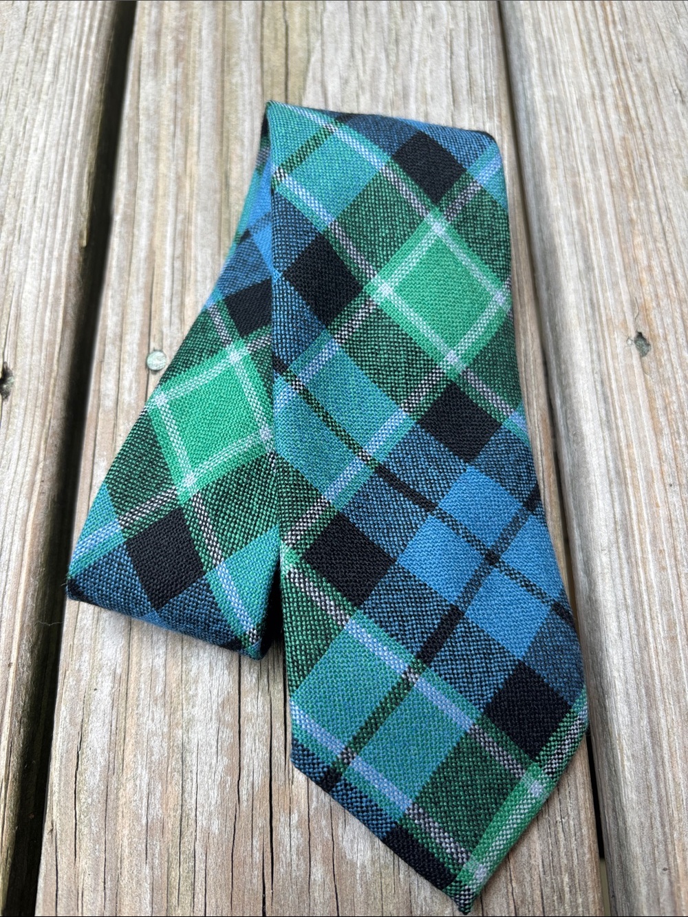 Graham of Menteith Clan Ancient Tartan Wool Scottish Heritage Celtic Necktie
